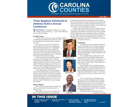 Carolina Counties (July 2022)