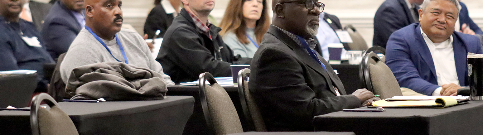 Newly elected county council members attend the 2024 SCAC orientation.