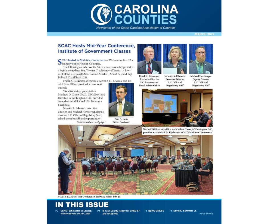 Carolina Counties (March 2022)