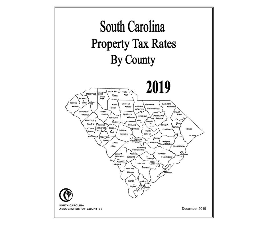 Property Tax Rates by County, 2019