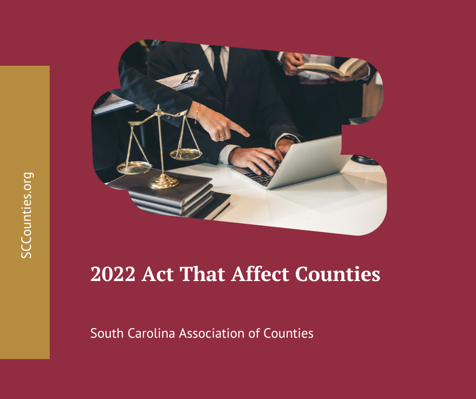 2022 Acts That Affect Counties