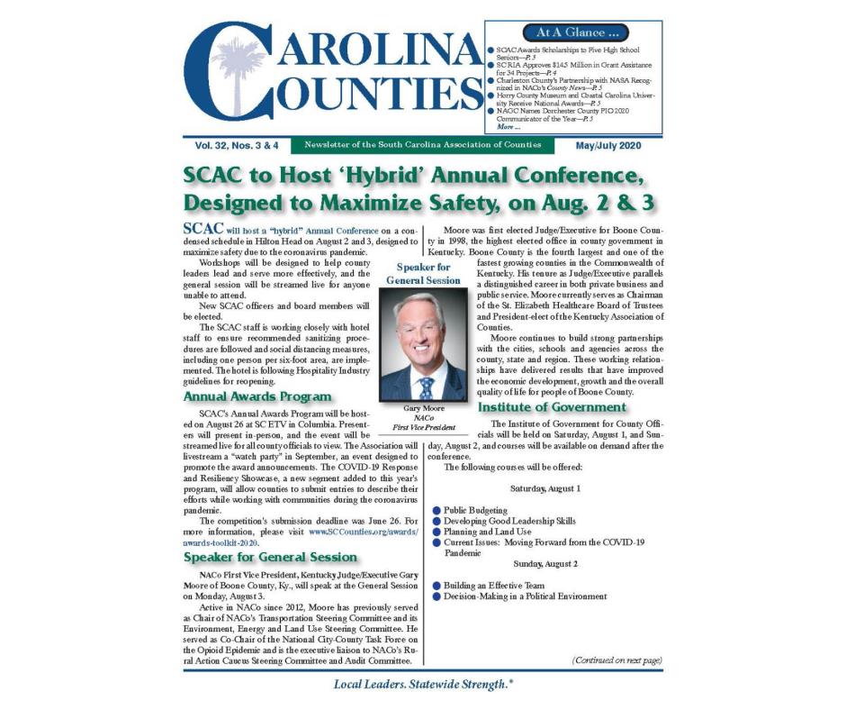 Carolina Counties Vol. 32 No. 3&4 (May/July 2020)