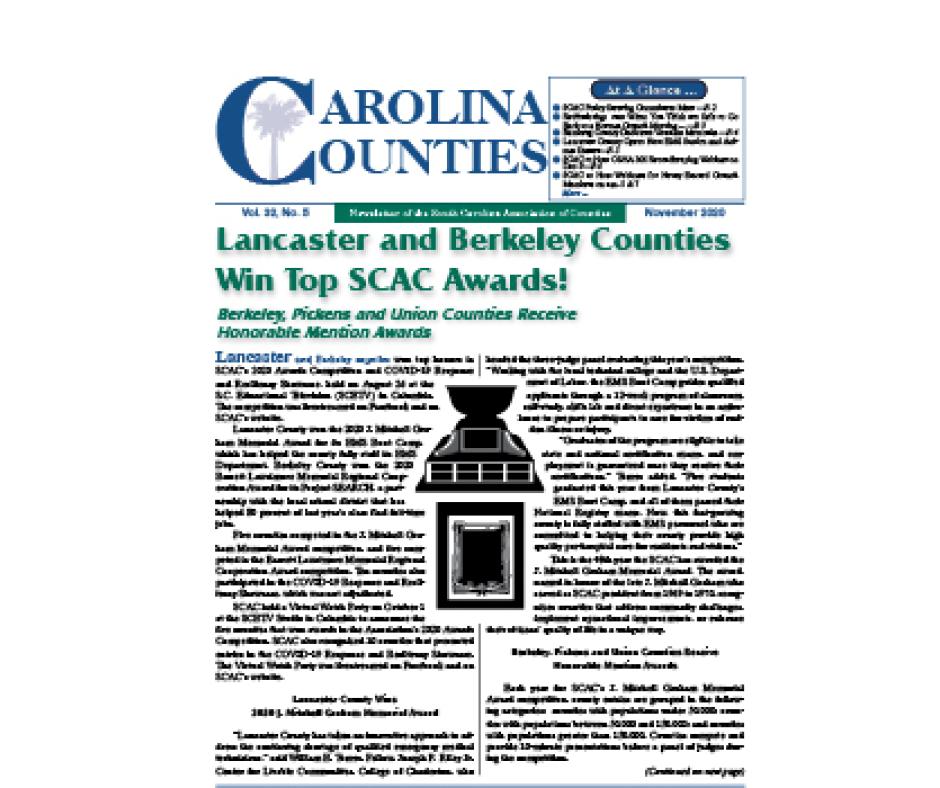 Carolina Counties Vol. 32 No. 5 (November 2020)