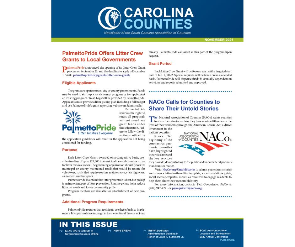 Carolina Counties (November 2021)