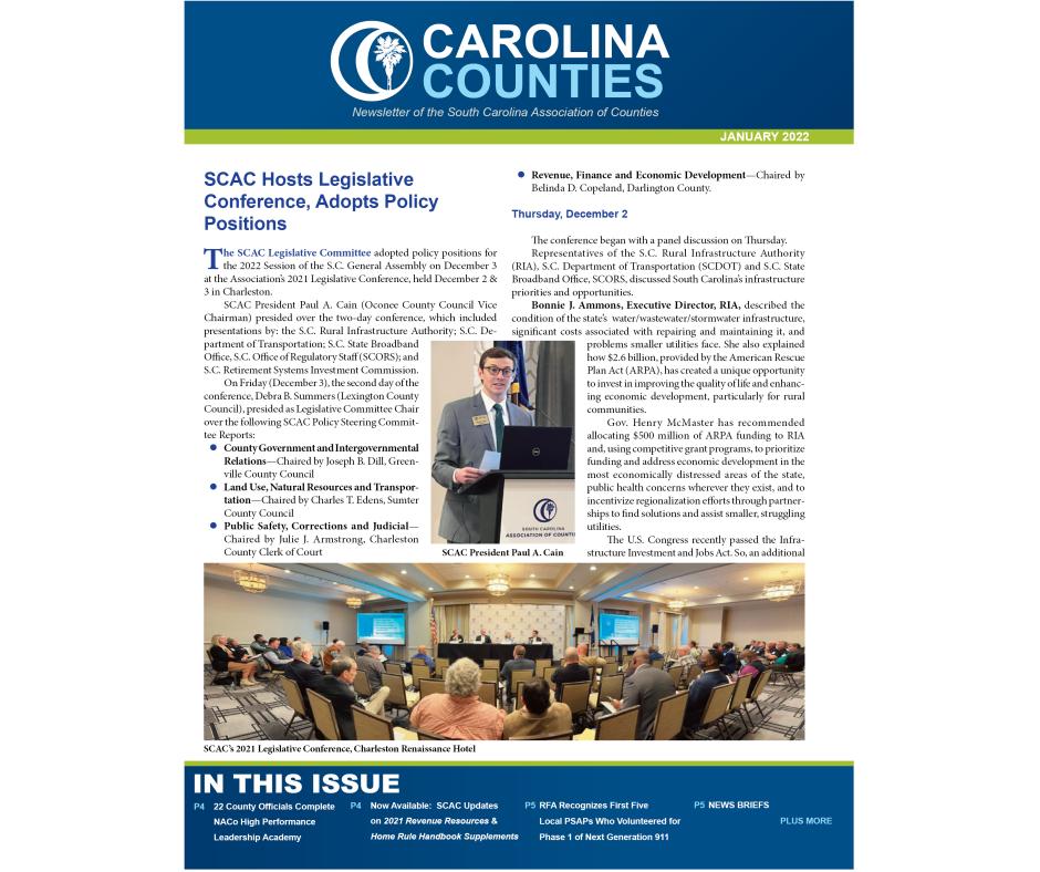 Carolina Counties (January 2022)