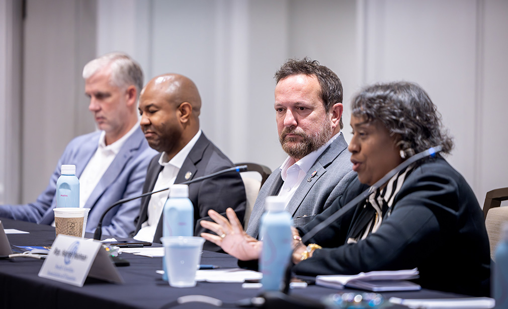 South Carolina general assembly members seated at a head table