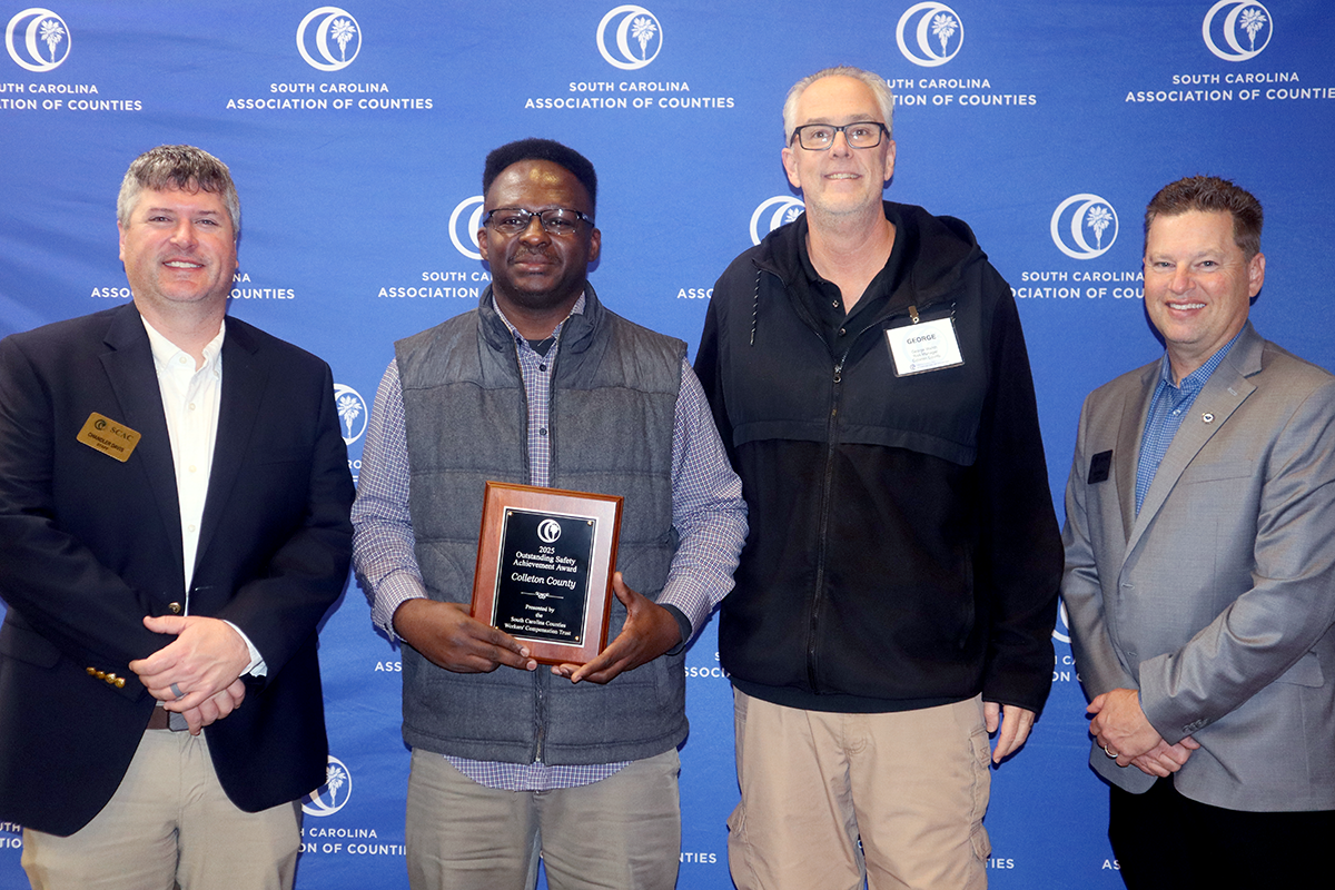 Colleton County was among the 18 counties recognized during this year's awards ceremony.