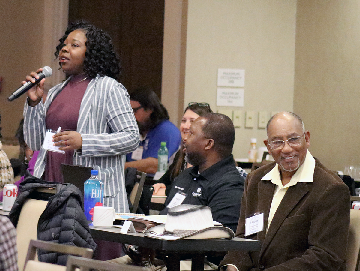 Attendees at the 2026 Insurance Trusts meeting were invited to ask questions.