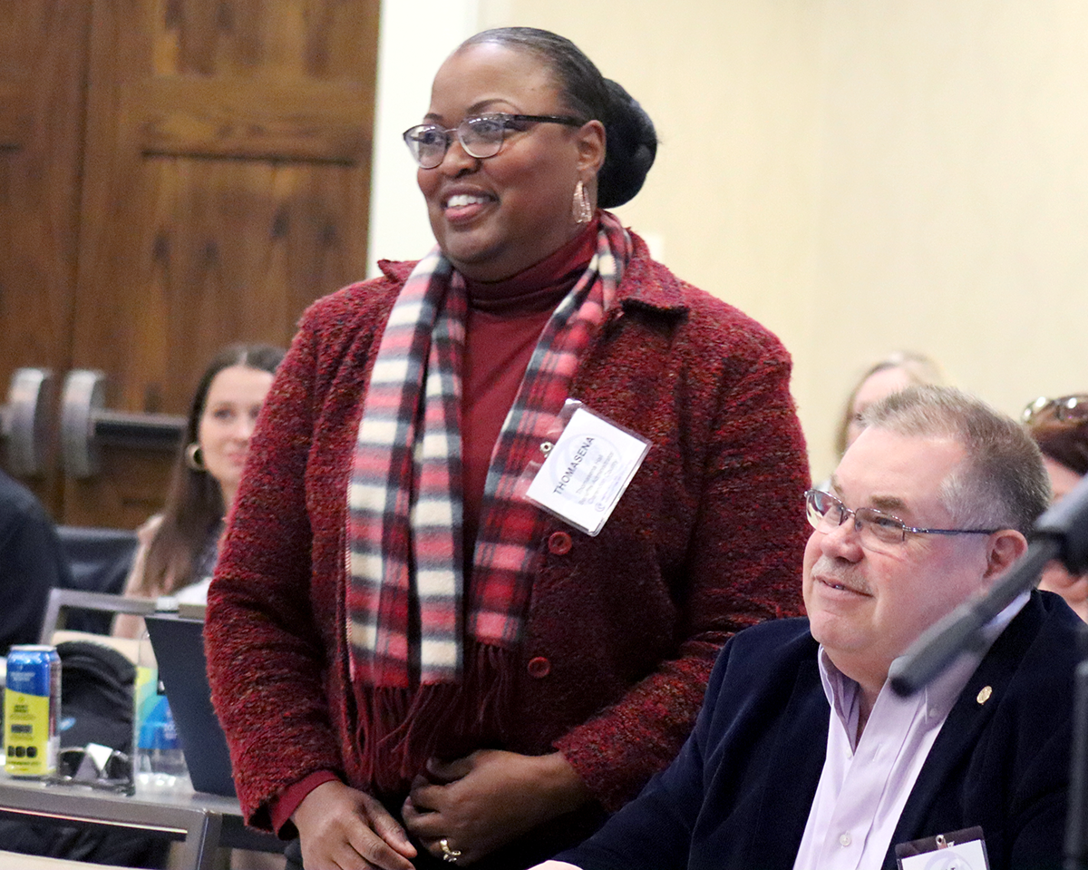 Attendees were invited to ask panelists and speakers questions during this year's Insurance Trusts meeting.