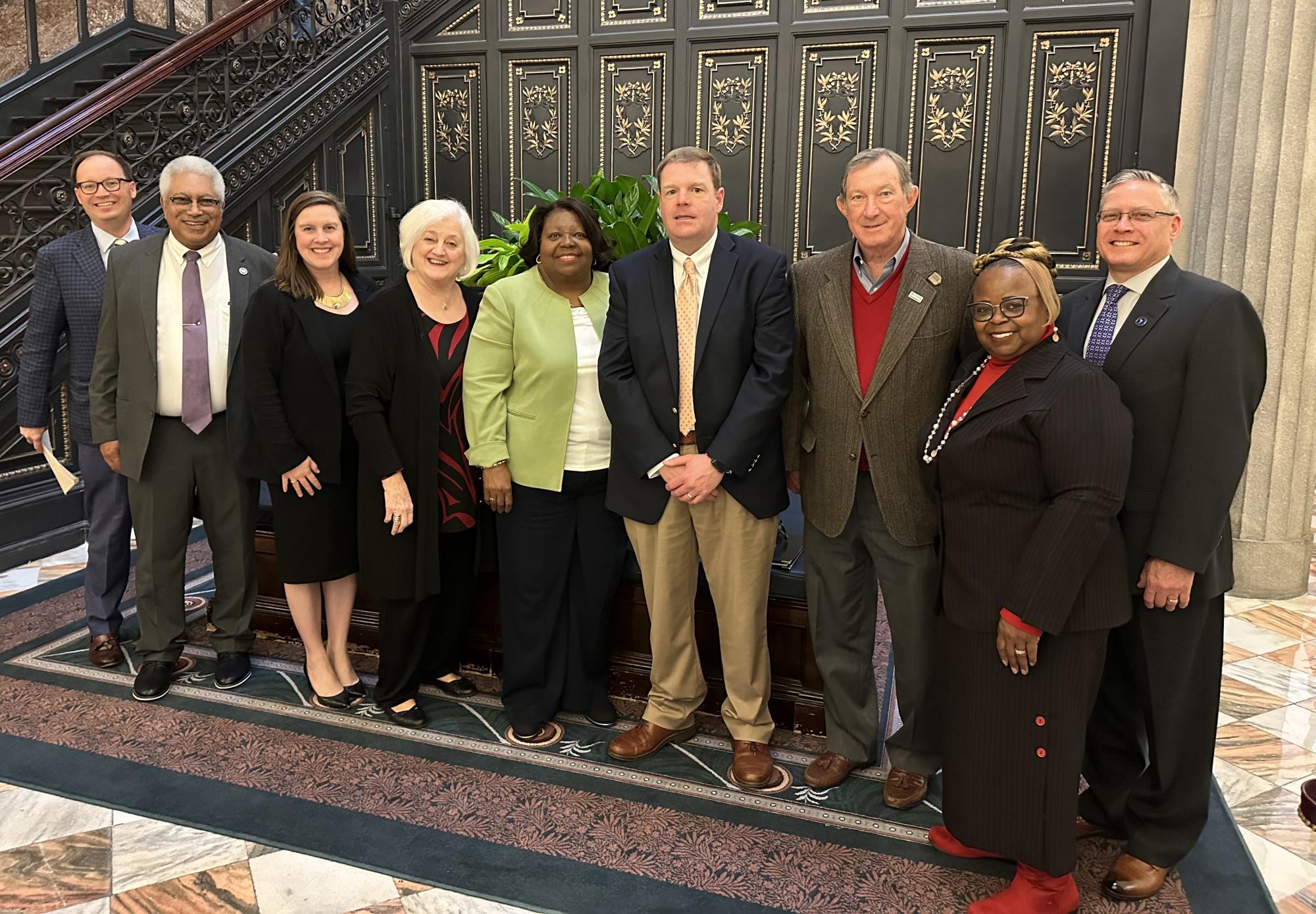 Representatives from the S.C. Association of Auditors, Treasurers & Tax Collectors, including SCAC Board Member and Anderson County Treasurer Jason Phillips, visited the State House this week.