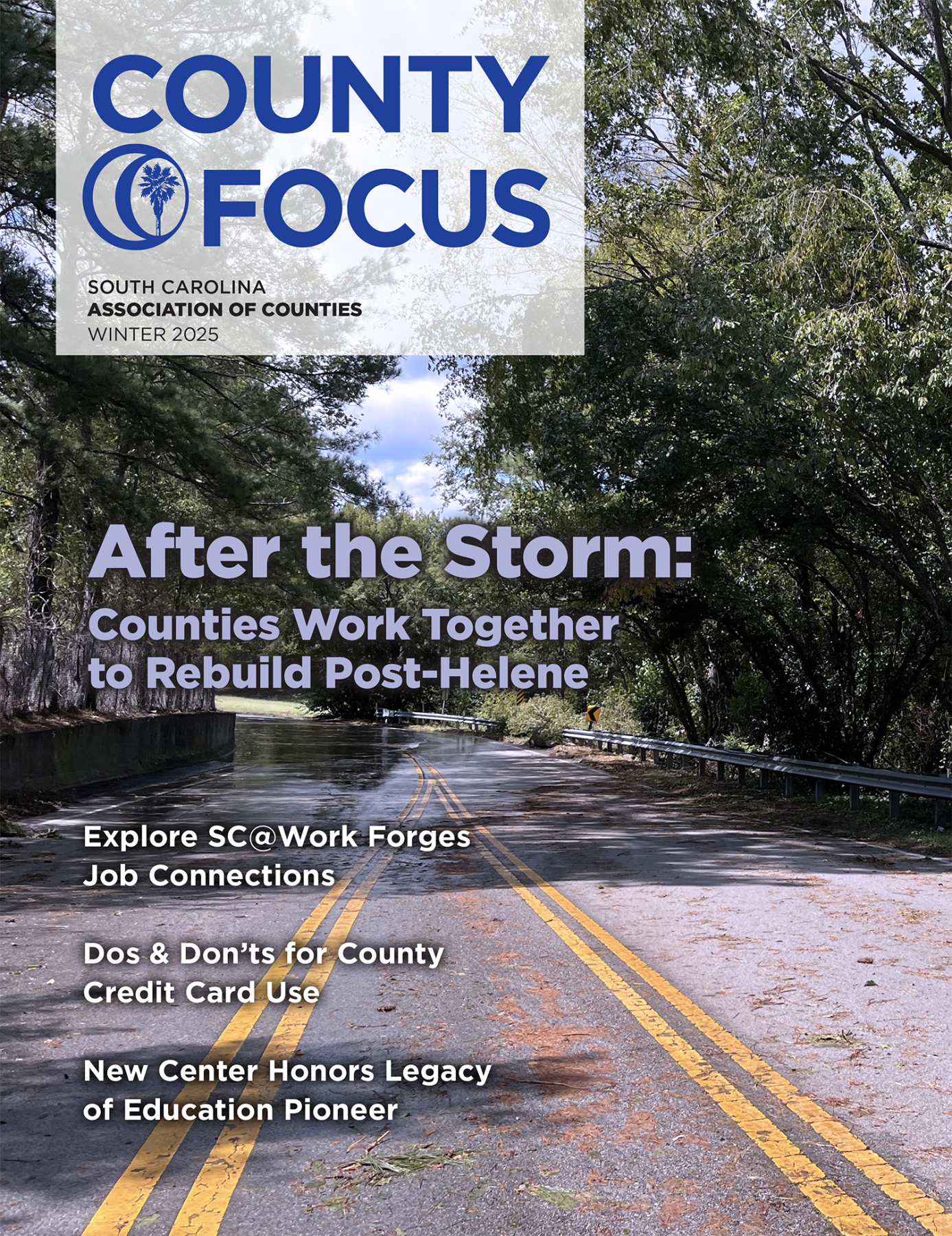 cover of the winter 2025 issue of County Focus magazine